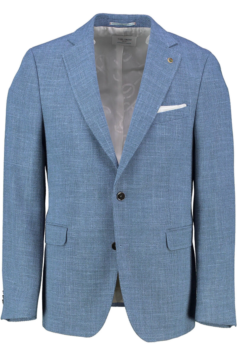 CARL GROSS Sakko Sander blau