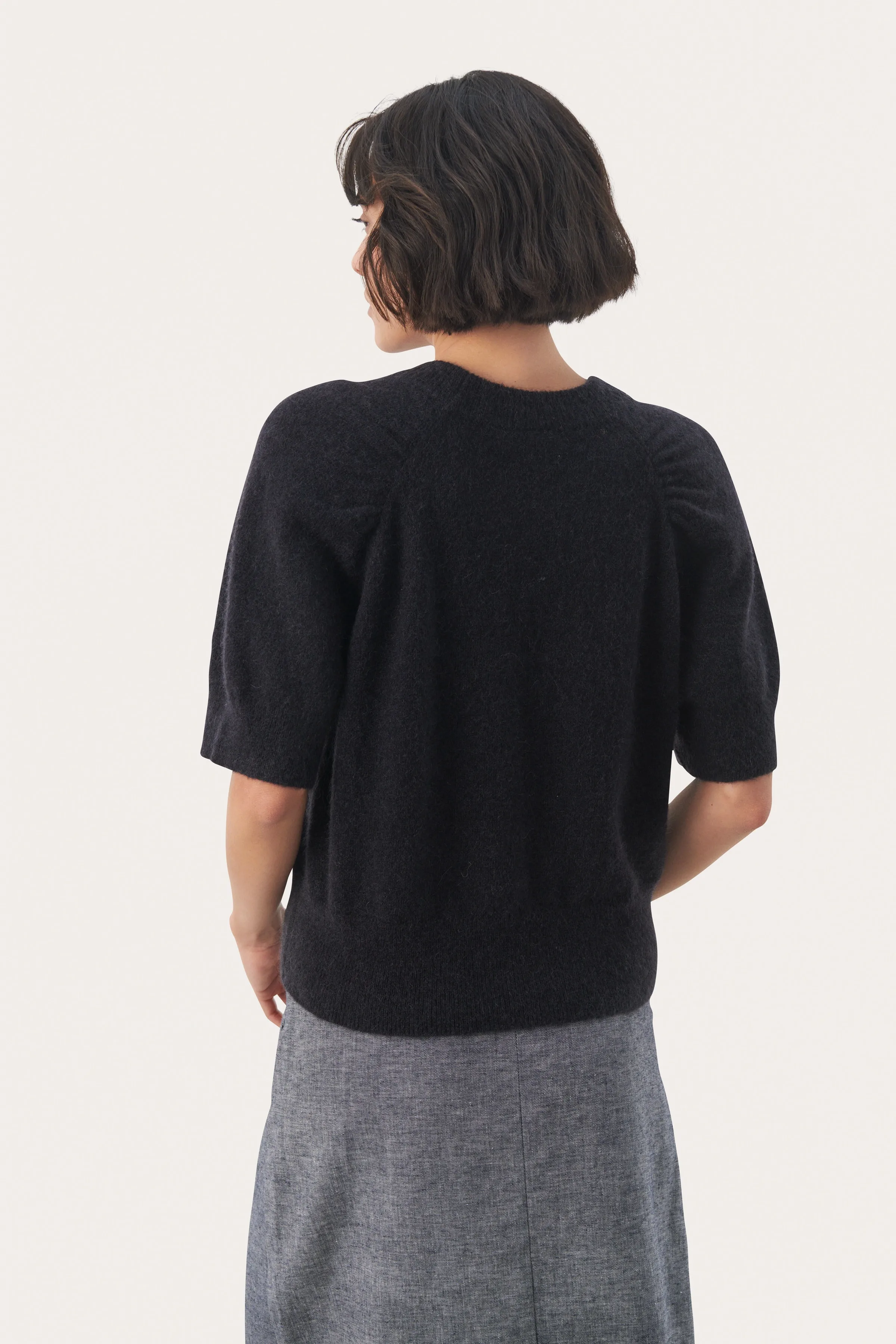 EsperanzaPW Kurzärmliger Strickpullover