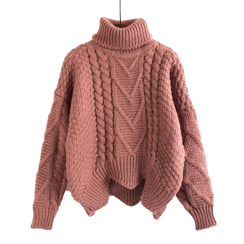 Heidi-Mode - Lässiger Herbst Lockere Gedrehte Strickpullover für Frauen