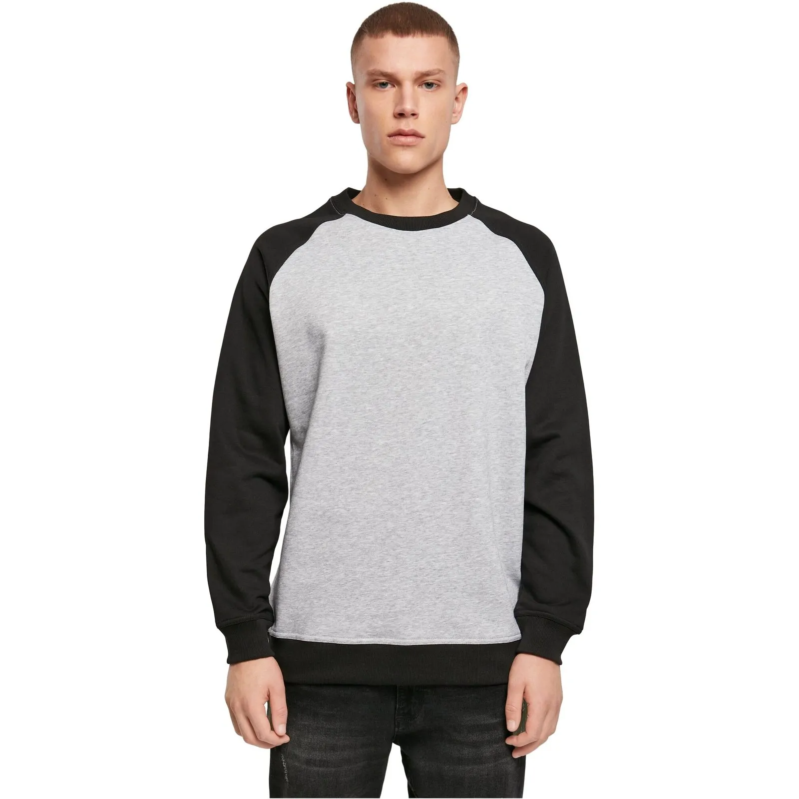 Herren Zweifarben-Sweatshirt