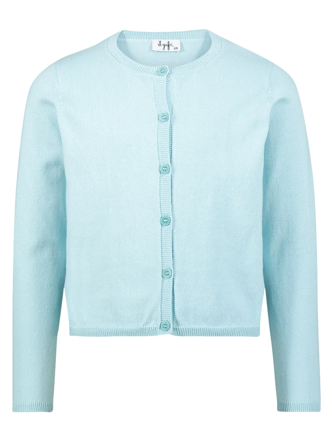 Il Gufo cardigan Turquoise