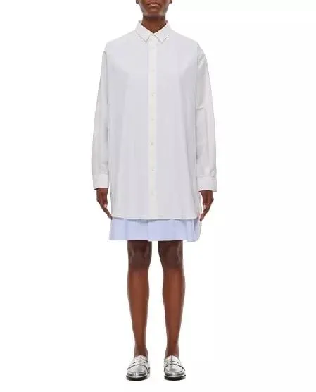   Loewe  Double Layer Shirt Dress White