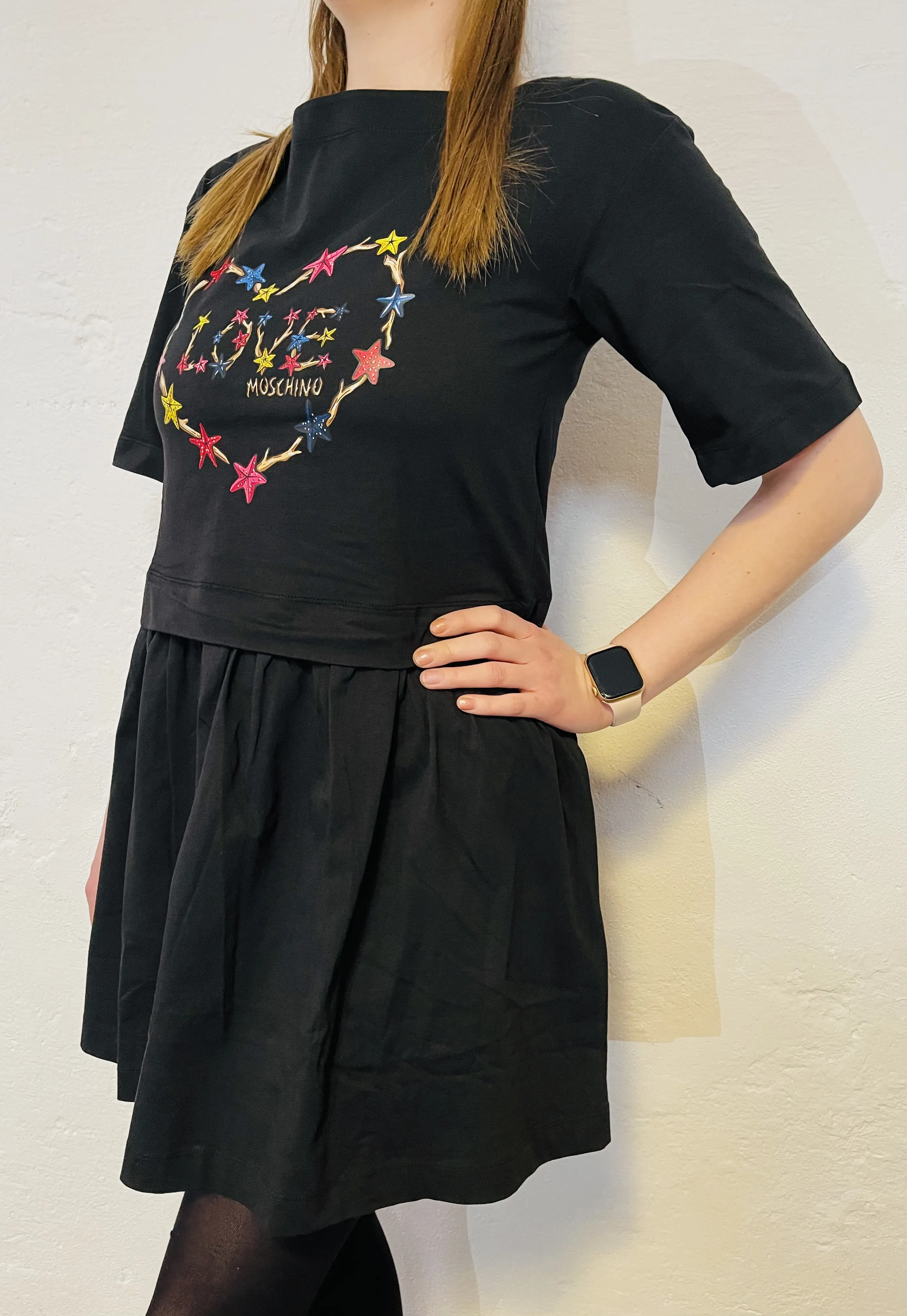 LOVE MOSCHINO Kleid LM JRSY STARFISH HEART DRESS 