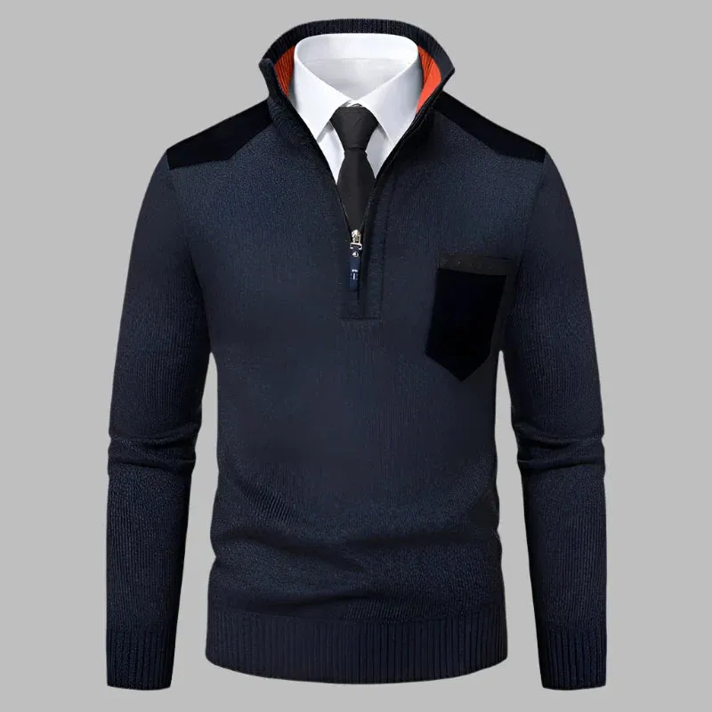 Luca Troyer | Lässige Pullover mit Reißverschluss für einen sportlichen Look