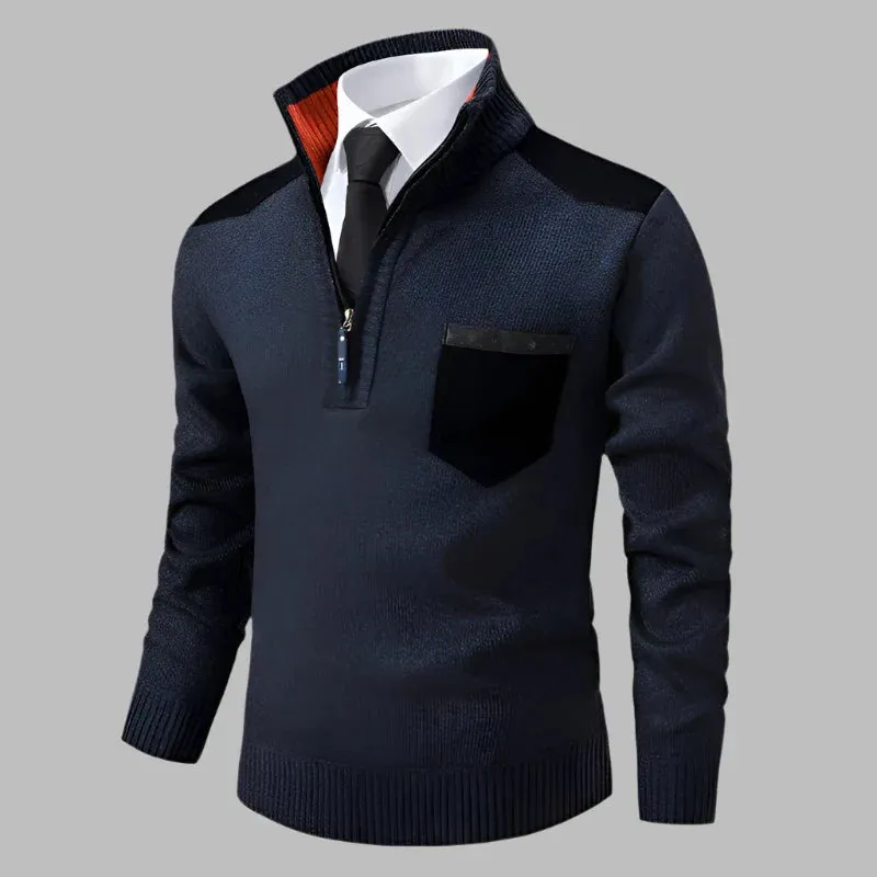 Luca Troyer | Lässige Pullover mit Reißverschluss für einen sportlichen Look