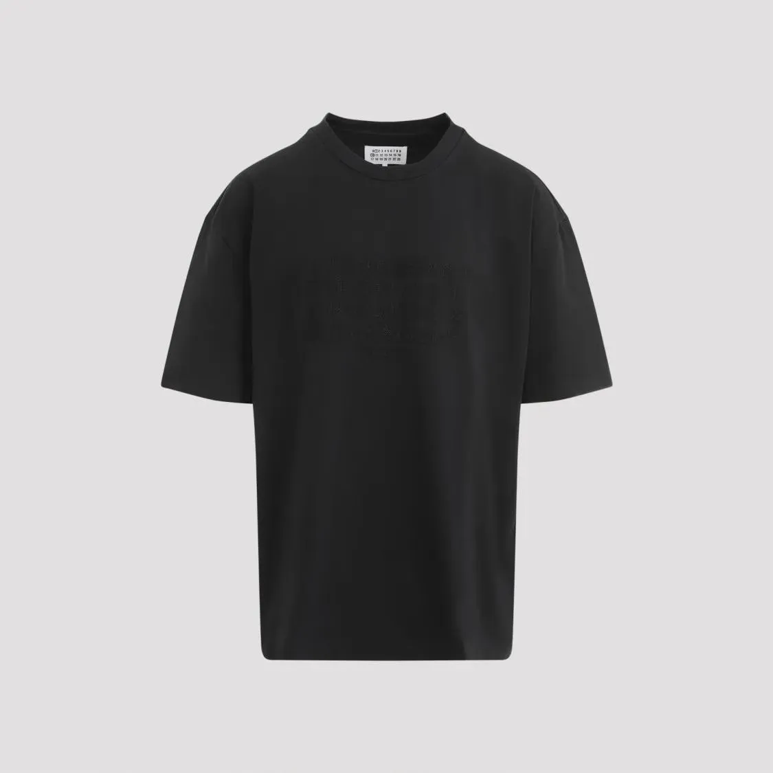   Maison Margiela  Washed Black Cotton T-Shirt Black  T-Shirts 