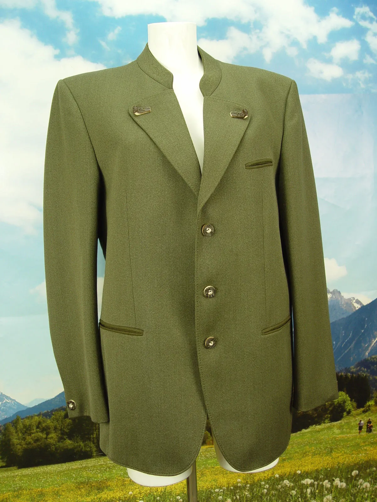 mega elegant jägergrün, neuwertig und klassisch Sakko Janker Jacke Gr.54