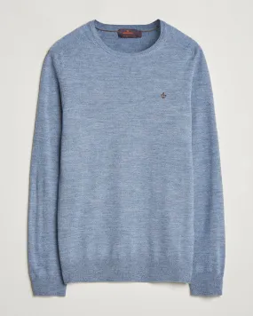 Merino O-neck Light Blue