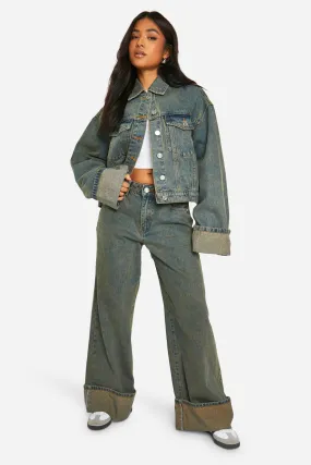Petite Jeans mit Vintage-Waschung