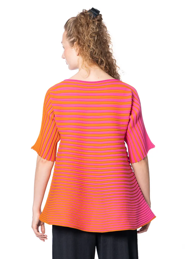 PLEATS PLEASE ISSEY MIYAKE T-Shirt BOUNCE KNIT pink 