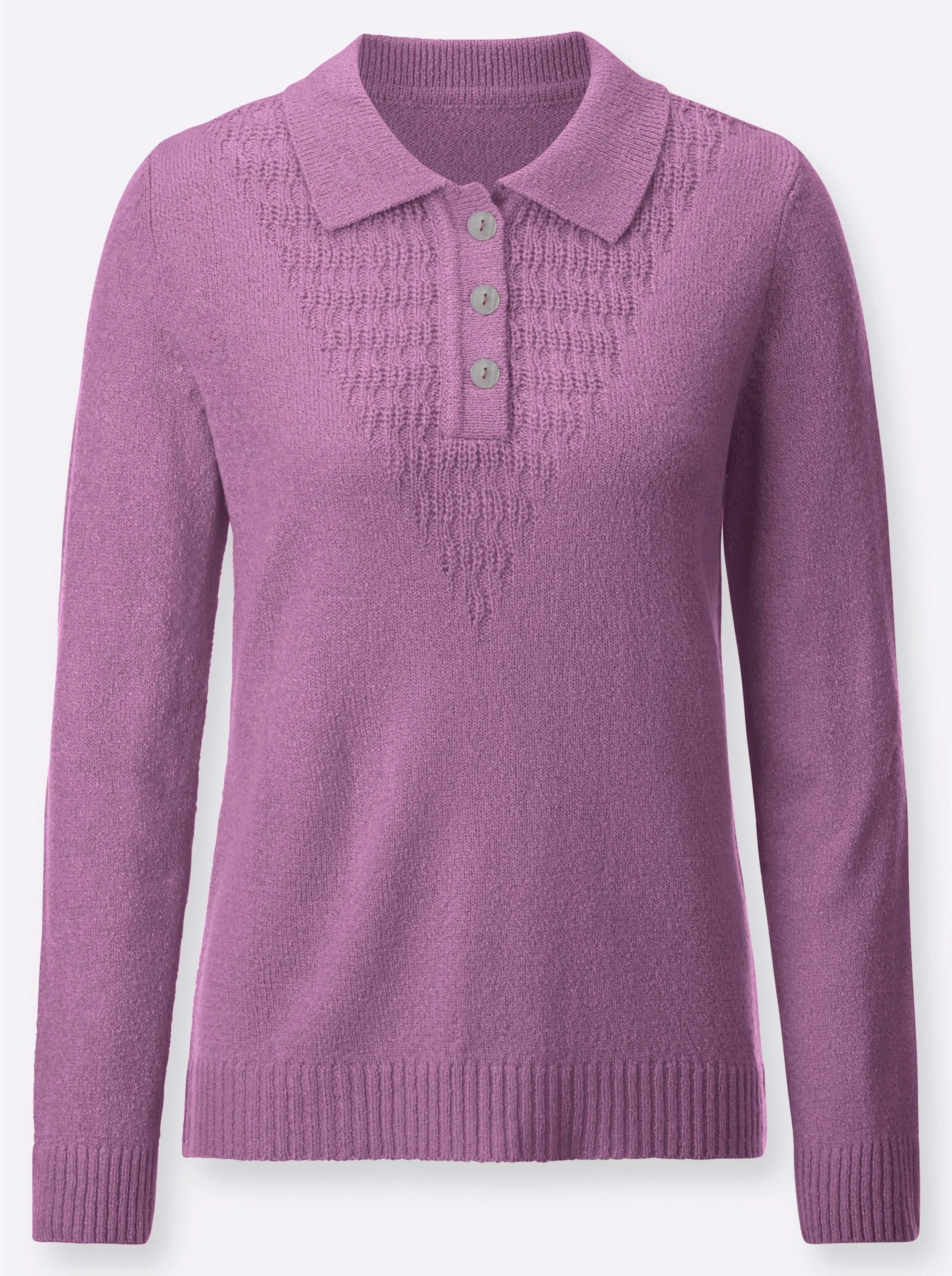 Pullover in orchidee