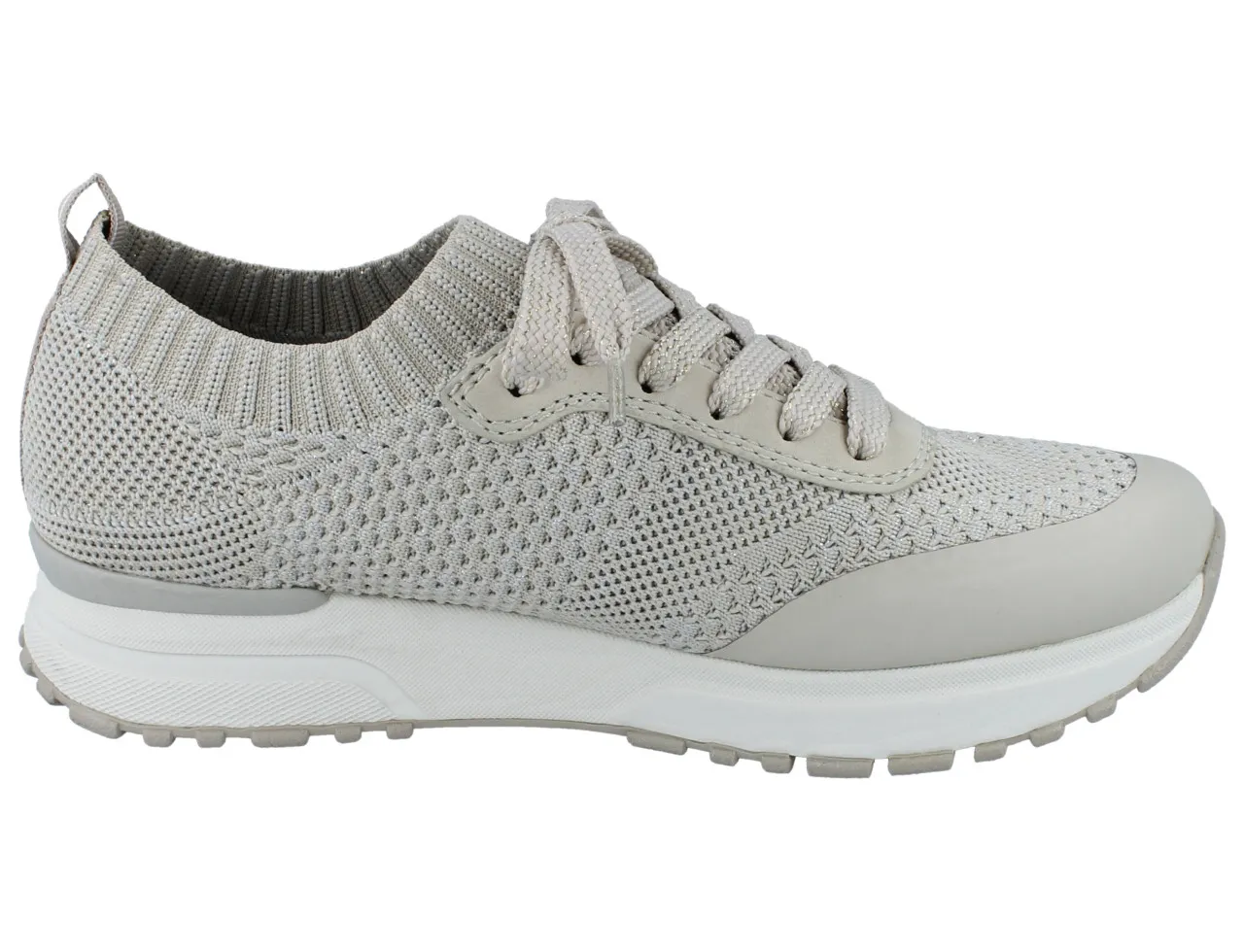 RIEKER Damen Sneaker beige Textil