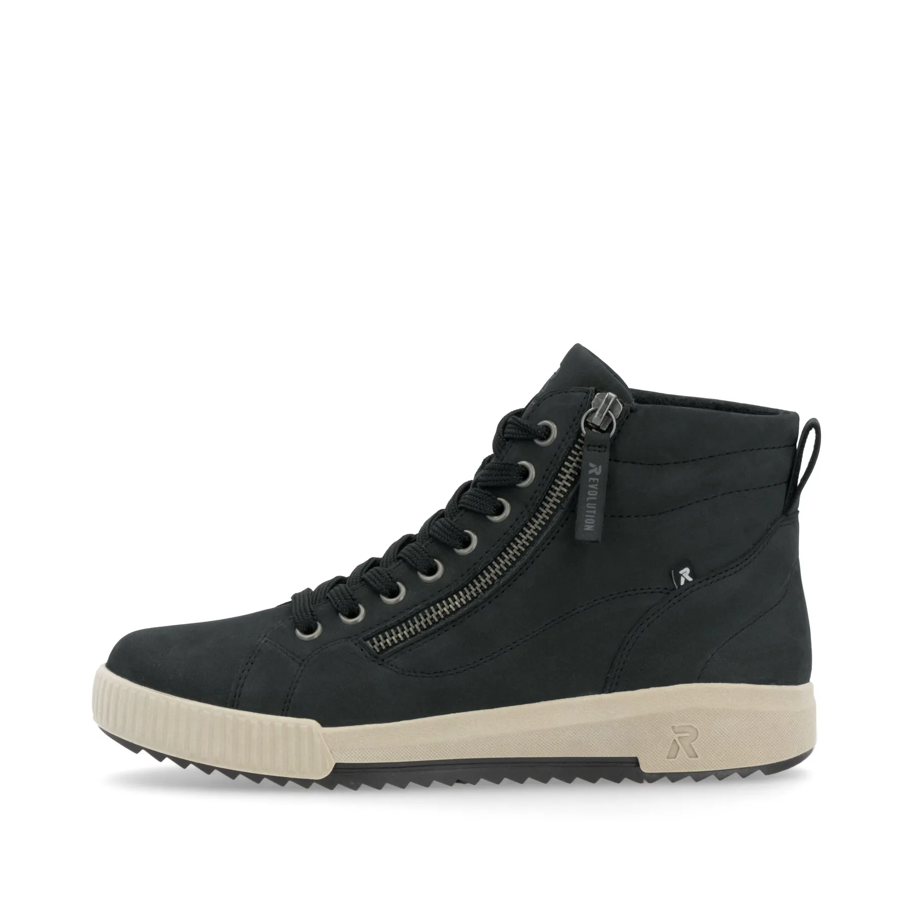 Rieker Damen Sneaker High graublau | W0164-14