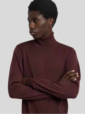 Rollkragenpullover aus Schurwolle
