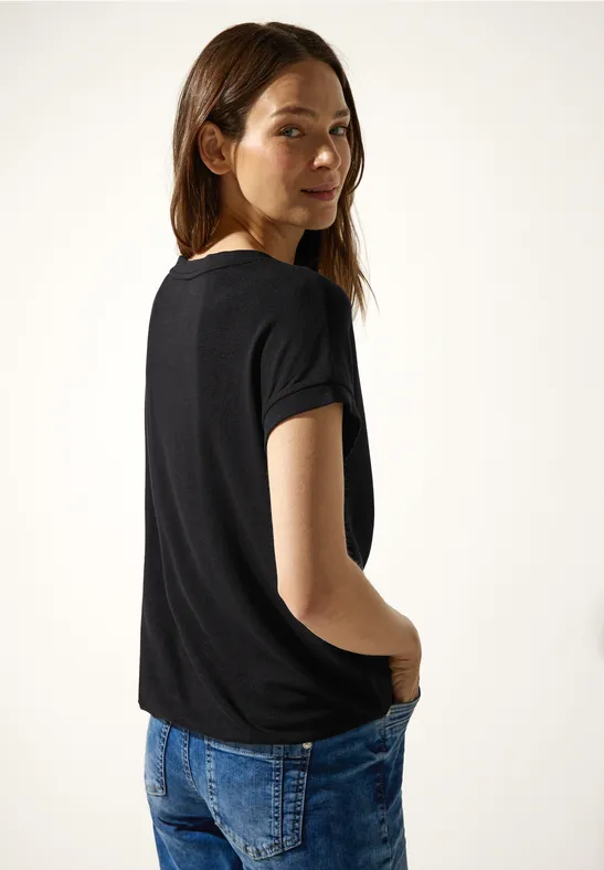 Street One T-Shirt mit Artwork Print 