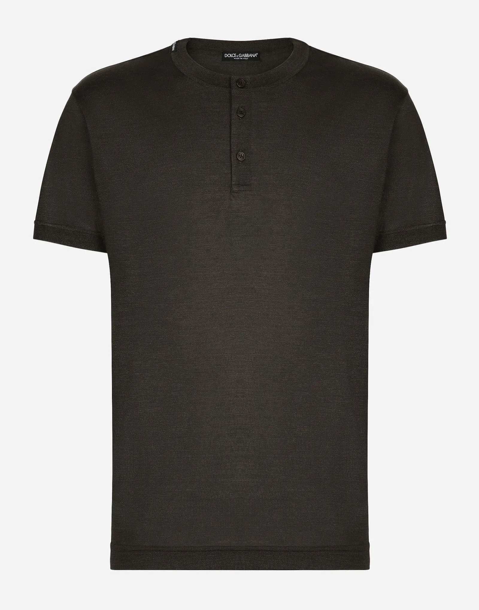 T-shirt Dolce & Gabbana Short-sleeved Silk T-shirt G8QK3TFU75FS8231