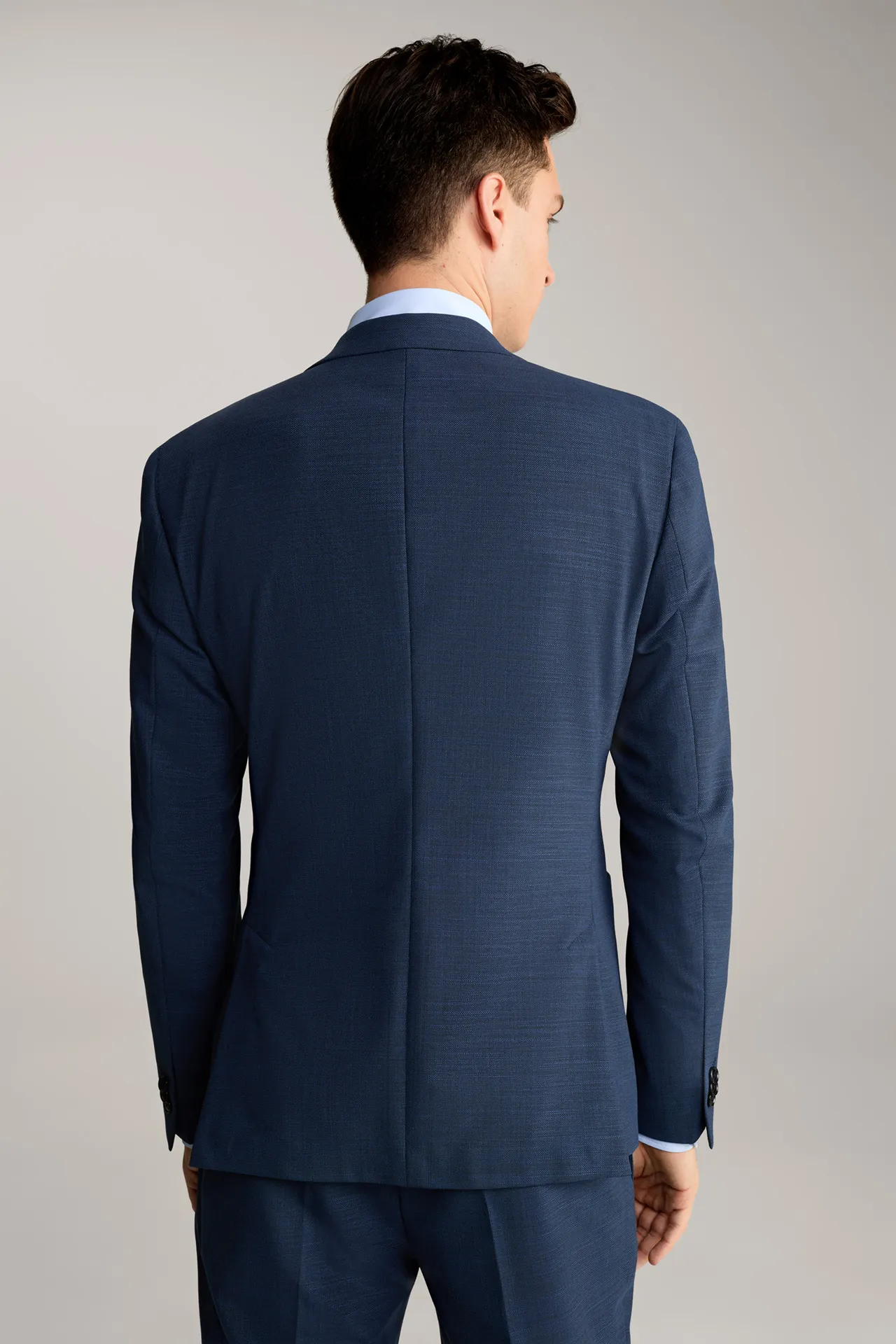 Woll-Mix-Baukasten-Sakko Dash in Navy meliert