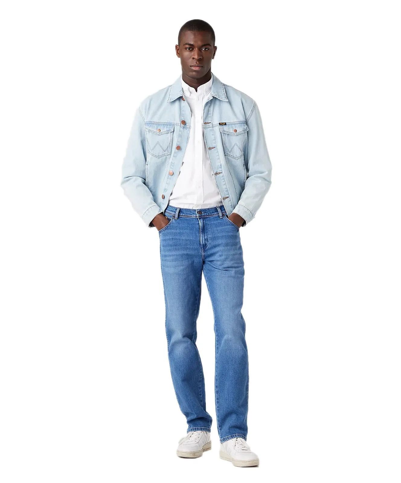 Wrangler Texas Stretch Jeans aus recycelter Baumwolle
